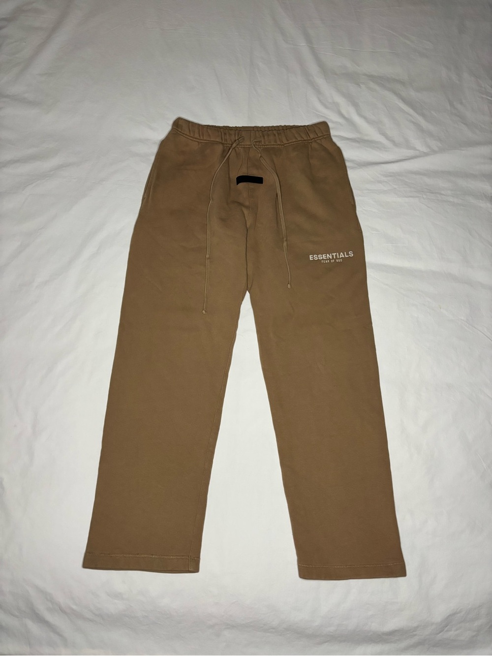 Fear of God Essentials Suede Fleece Signature Relaxed Dune Size Large